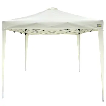 Gazebo Aktive 300 x 250 x 300 cm Cloth Steel White
