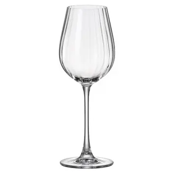 Wine glass Bohemia Crystal Optic Transparent 400 ml 6 Units