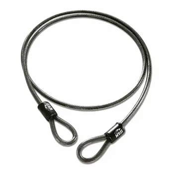 Cable with padlock IFAM Black Ø 12 mm