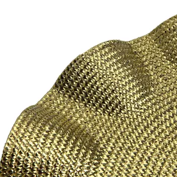 Table Mat Versa Golden Plastic 38 x 38 cm