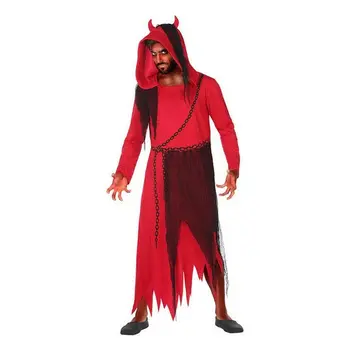 Costume for Adults Red Male Demon XL (1 Piece)