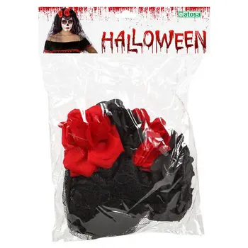 Headband Halloween Red/Black
