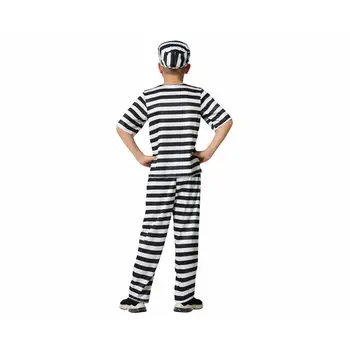 Costume for Children Multicolour Male Prisoner