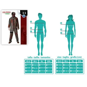 Costume for Adults Voodoo Doll Brown XL