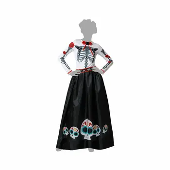 Costume Skeleton Mexican Multicolour