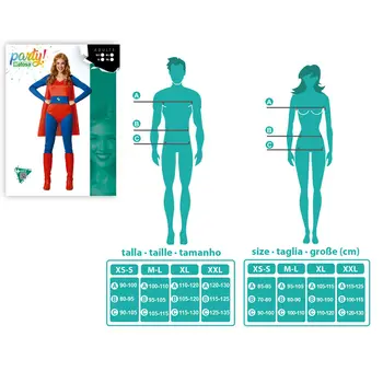 Costume for Adults Superhero Lady