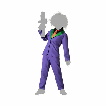 Costume for Adults Purple Male Clown