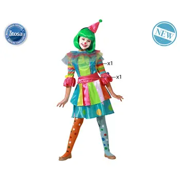 Costume for Children Female Clown