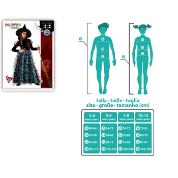 Costume for Children Witch 10-12 Years