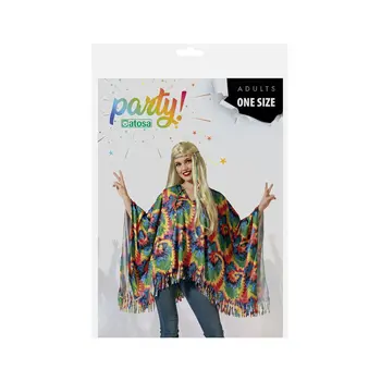 Poncho Multicolour Hippie