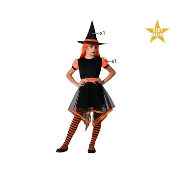 Costume for Children Orange Witch