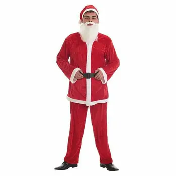 Costume for Adults Father Christmas 5 Pieces