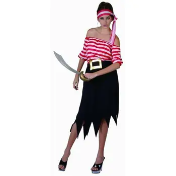 Costume for Adults Female Pirate M/L (2 Pieces)