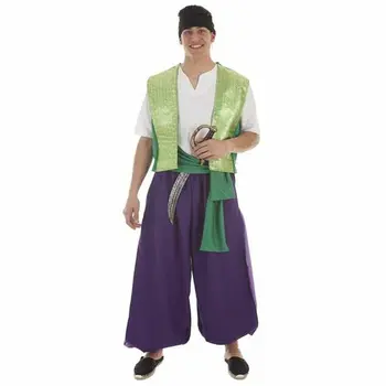 Costume for Adults Purple Aladdin 4 Pieces