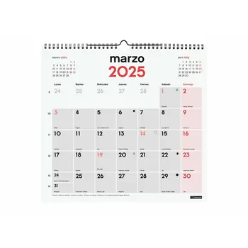 Wall calendar Finocam Paper 2025 34 x 32 cm