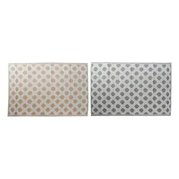Carpet DKD Home Decor Black Grey polypropylene (2 pcs) (150 x 210 x 1 cm)