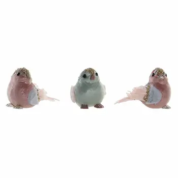 Christmas bauble DKD Home Decor Polyester Foam (3 pcs) (15 x 10 x 11 cm)