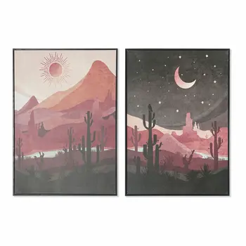Painting DKD Home Decor Landscape (2 Units) (50 x 3 x 70 cm)