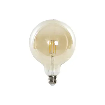 LED lamp DKD Home Decor E27 A++ 4 W 450 lm Amber 12,5 x 12,5 x 18 cm