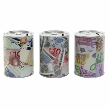 Money box DKD Home Decor Metal (3 pcs)