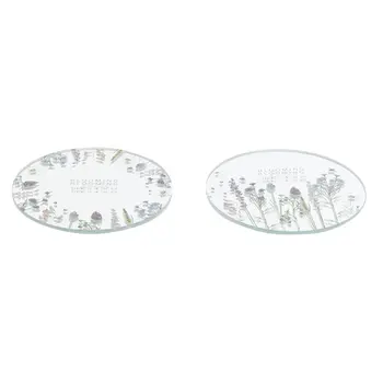 Lantern DKD Home Decor Crystal Multicolour Butterfly (10 x 10 x 1 cm) (2 unidades)