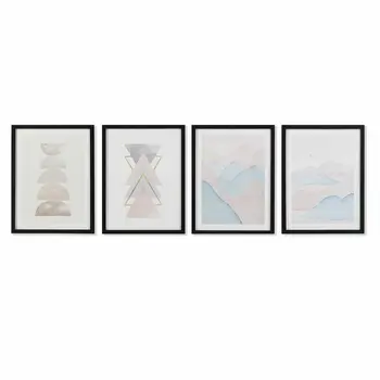 Painting DKD Home Decor Moutain (30 x 3 x 40 cm) (4 Units)