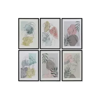 Painting DKD Home Decor Lady (40 x 3 x 60 cm) (6 Units)