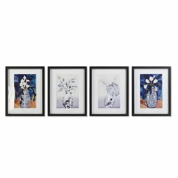 Painting DKD Home Decor Vase (35 x 2,5 x 45 cm) (35 x 2 x 45 cm) (4 Units)