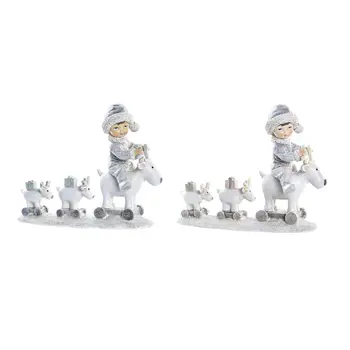 Christmas bauble DKD Home Decor Resin (17 x 7,5 x 13,5 cm) (2 Units)