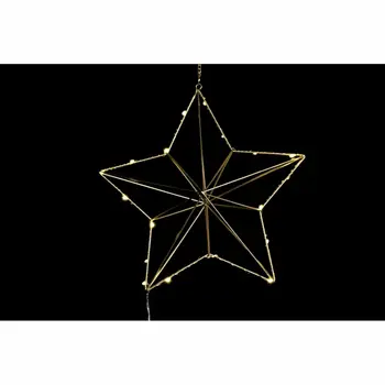 Christmas bauble DKD Home Decor Metal Star (2 Units) (30 x 11 x 30 cm)
