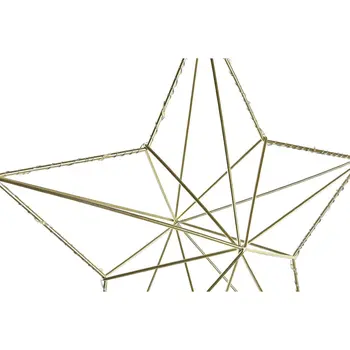 Christmas bauble DKD Home Decor Metal Star (2 Units) (30 x 11 x 30 cm)