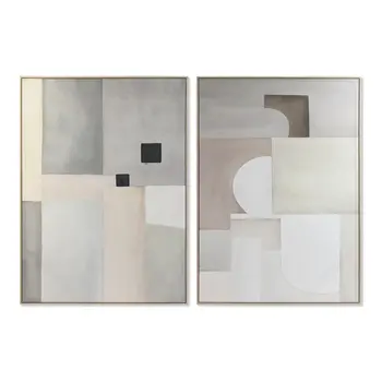 Painting DKD Home Decor Abstract (100 x 4 x 140 cm) (2 Units)