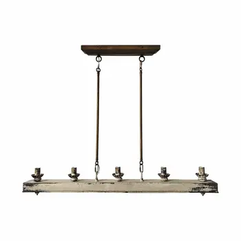 Ceiling Light DKD Home Decor Fir Metal Vintage (111,5 x 12 x 88 cm)