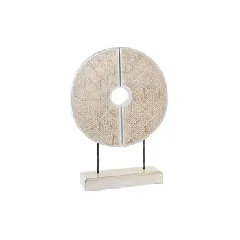 Decorative Figure DKD Home Decor White Iron Circles (41 x 12 x 55 cm)