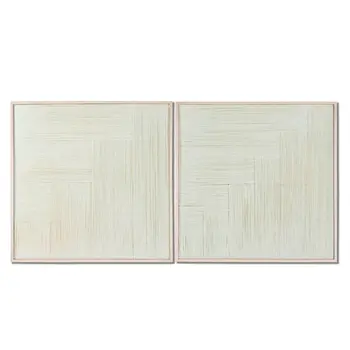 Canvas Home ESPRIT Modern 80 x 3 x 80 cm (2 Units)