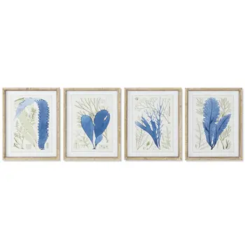 Painting Home ESPRIT Mediterranean 35 x 2,5 x 45 cm (4 Units)