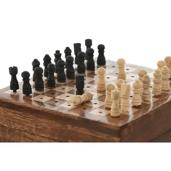 Games Home ESPRIT Wood 13 x 12 x 8 cm