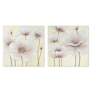 Painting Home ESPRIT Shabby Chic 80 x 3 x 80 cm (2 Units)