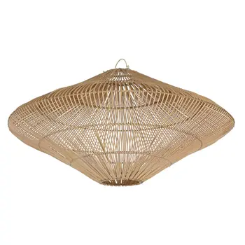 Lamp Shade Home ESPRIT Natural Bamboo 80 x 80 x 40 cm