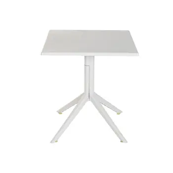 Dining Table Home ESPRIT Grey Metal polypropylene 70 x 70 x 75 cm