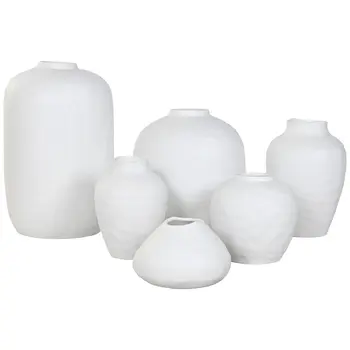Vase Home ESPRIT White Stoneware Traditional style 40 x 40 x 44 cm