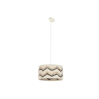 Ceiling Light Home ESPRIT Bicoloured Raffia 50 W 39 x 39 x 21 cm