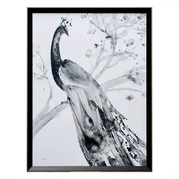 Canvas White Black 80,6 X 4 X 105,6 CM