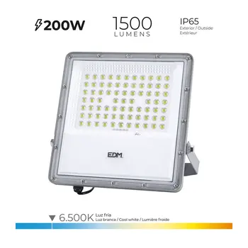Floodlight/Projector Light EDM 31855 200 W 1500 lm Remote control Photovoltaic solar panel (6500 K)