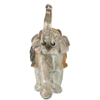 Decorative Figure Alexandra House Living Silver Elephant