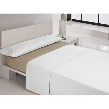 Fitted bottom sheet Happy Home MIX COLORS Soil Small double 120 x 200 + 30 cm