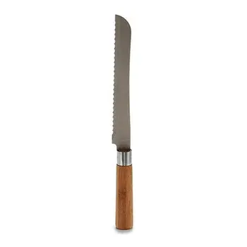 Serrated Knife Kinvara KT116042B Wood Bamboo Stainless steel