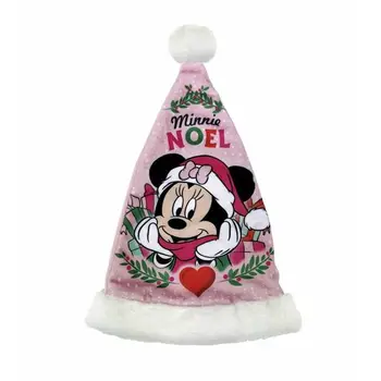 Father Christmas Hat Minnie Mouse Pink 37 cm Children's