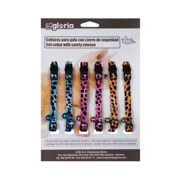 Cat Collar Gloria   Multicolour 6 Units