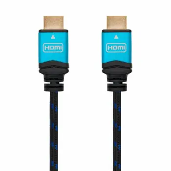 HDMI Cable NANOCABLE 10.15.3710 10 m Black 4K Ultra HD